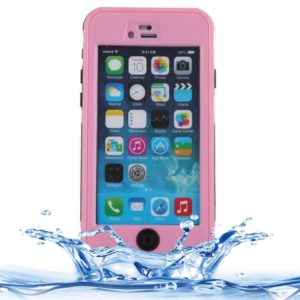 ABS Material Waterproof Protective Case with Button & Touch Screen Function for iPhone 6 & 6S(Pink) (OEM)