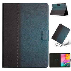 For Samsung Galaxy Tab A 10.1 2019 T510 Stitching Solid Color Smart Leather Tablet Case(Green) (OEM)