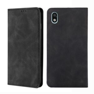 For Sony Xperia Ace III Skin Feel Magnetic Horizontal Flip Leather Phone Case(Black) (OEM)