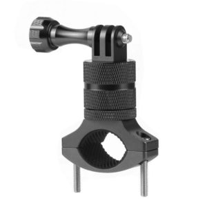Aluminum Alloy Bicycle Mounting Bracket Bicycle Clip For Action Camera(Black) (OEM)