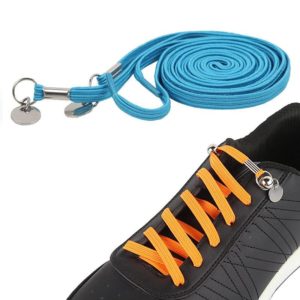1 Pair Sports Casual Color Stretch Free Shoe Lace(Lake Blue) (OEM)