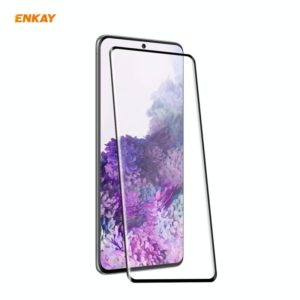 For Samsung Galaxy S20 Ultra ENKAY Hat-Prince 0.26mm 9H 3D Full Glue Explosion-proof Full Screen Curved Heat Bending Tempered Glass Film (ENKAY) (OEM)