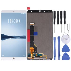 Original LCD Screen for Meizu 15 Plus with Digitizer Full Assembly(White) (OEM)