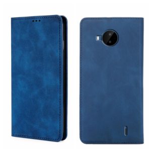 For Nokia C20 Plus Skin Feel Magnetic Horizontal Flip Leather Phone Case(Blue) (OEM)
