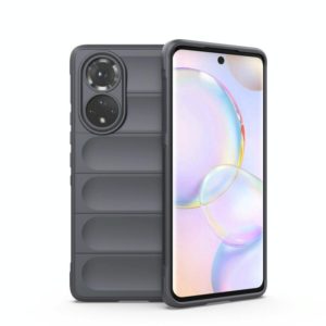 For Huawei Nova 9/Honor 50 Magic Shield TPU + Flannel Phone Case(Dark Grey) (OEM)