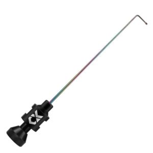 CX Decoupling Device Stainless Steel Needle Crucian Fish Platform Fishing Guard(4.0mm Black) (OEM)
