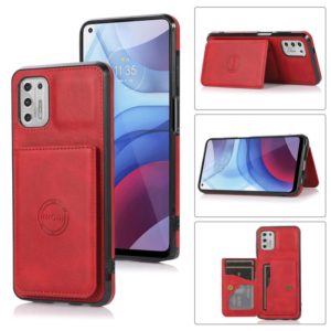 For Motorola Moto G Stylus 2021 Calf Texture Magnetic Phone Case(Red) (OEM)