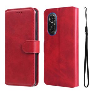 For Honor 50 SE / Huawei Nova 9 SE JUNSUNMAY Calf Texture Leather Phone Case(Red) (JUNSUNMAY) (OEM)