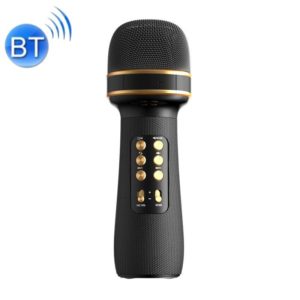 WS898 Live Wireless Bluetooth Microphone with Audio Function(Black) (OEM)