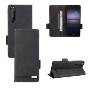 For Sony Xperia 1 II Magnetic Clasp Leather Phone Case(Black) (OEM)