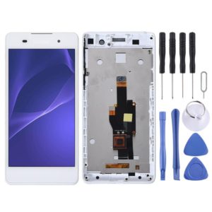 OEM LCD Screen for Sony Xperia E5 F3311 F3313 Digitizer Full Assembly with Frame(White) (OEM)