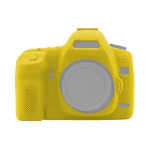 For Canon EOS 5D Mark II Soft Silicone Protective Case(Yellow) (OEM)