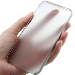0.3mm Ultra Thin Polycarbonate Materials PC Protection Shell for iPhone 5 & 5s & SE (Grey) (OEM)