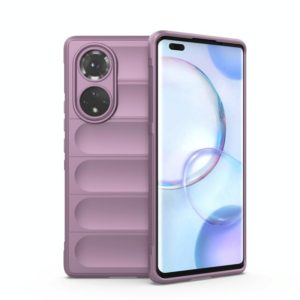 For Huawei Nova 9 Pro/Honor 50 Pro Magic Shield TPU + Flannel Phone Case(Purple) (OEM)