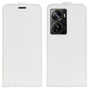 For ZTE Axon 40 Pro R64 Texture Vertical Flip Leather Phone Case(White) (OEM)