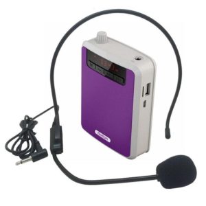 Rolton K300 Portable Voice Amplifier Supports FM Radio/MP3(Purple) (Rolton) (OEM)