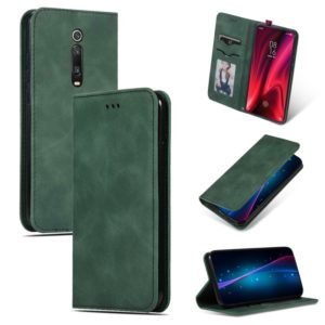Retro Skin Feel Business Magnetic Horizontal Flip Leather Case for Xiaomi Mi 9T / Mi 9T Pro / Redmi K20 / K20 Pro(Army Green) (OEM)