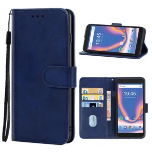 Leather Phone Case For ZTE Blade L9(Blue) (OEM)