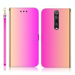 For Xiaomi Redmi K20 / K20 Pro / Mi 9T / Mi 9T Pro Imitated Mirror Surface Horizontal Flip Leather Case with Holder & Card Slots & Wallet & Lanyard(Gradient Color) (OEM)