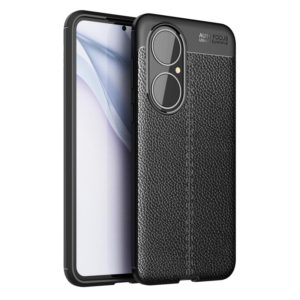 For Huawei P50 Litchi Texture TPU Shockproof Case(Black) (OEM)