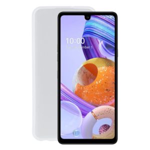 TPU Phone Case For LG K71(Transparent White) (OEM)