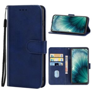 Leather Phone Case For HTC U20 5G(Blue) (OEM)