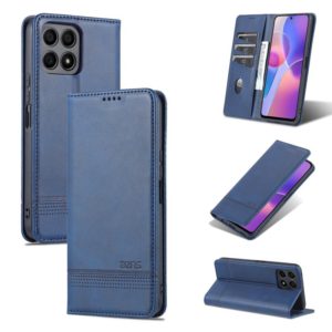 For Honor X30i AZNS Magnetic Calf Texture Horizontal Flip Leather Phone Case(Dark Blue) (AZNS) (OEM)
