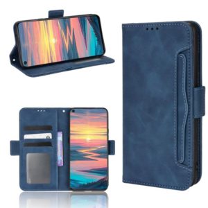 For Oukitel K9 Pro Skin Feel Calf Pattern Leather Phone Case(Blue) (OEM)