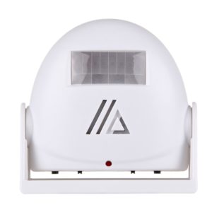 5301 Wireless Infrared Motion Sensor Welcome Alarm Intelligent Greeting Warning Doorbell, IR Distance: 10m(White) (OEM)