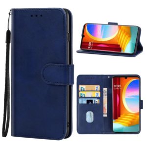 Leather Phone Case For LG Velvet 4G / 5G(Blue) (OEM)