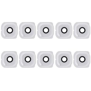 For Galaxy S6 Edge / G925 10pcs Camera Lens Cover with Sticker (White) (OEM)