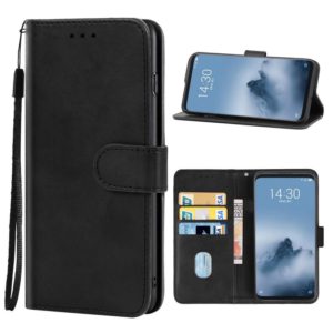 Leather Phone Case For Meizu 16 Plus(Black) (OEM)