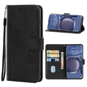 For Huawei P50 Pro Leather Phone Case(Black) (OEM)