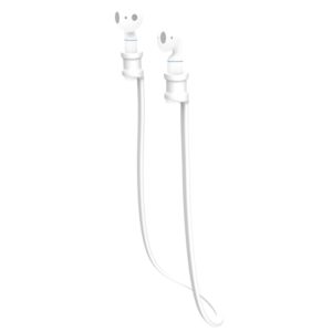 Silicone Anti-lost String for Huawei Honor FlyPods / FlyPods Pro / FreeBuds2 / FreeBuds2 Pro, Cable Length: 68cm(White) (OEM)