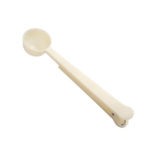 10 PCS Kitchen Plastic Multifunctional Measuring Spoon Sealing Clip(White) (OEM)