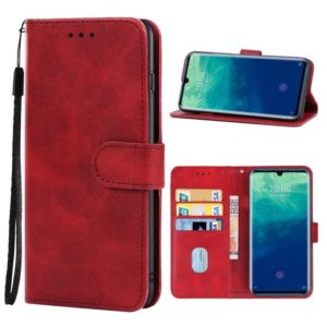 Leather Phone Case For ZTE Axon 10 Pro(Red) (OEM)