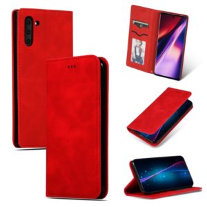 Retro Skin Feel Business Magnetic Horizontal Flip Leather Case for Galaxy Note 10(Red) (OEM)
