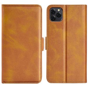 For Blackview A95 Dual-side Magnetic Buckle Leather Phone Case(Yellow) (OEM)