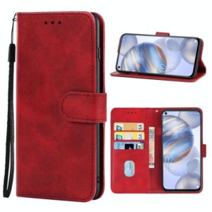 Leather Phone Case For Oukitel C21(Red) (OEM)
