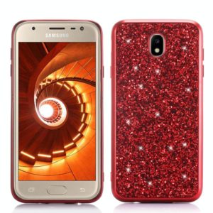 For Xiaomi Redmi 8A / 8A Pro Glitter Powder Shockproof TPU Protective Case(Red) (OEM)