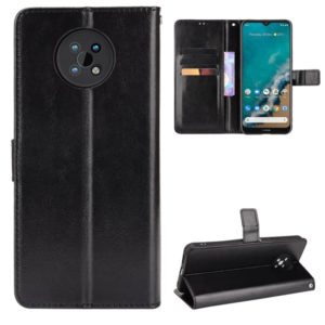 For Nokia C50 5G Crazy Horse Texture Horizontal Flip Leather Case with Holder & Card Slots & Lanyard(Black) (OEM)
