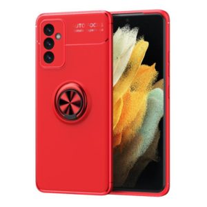For Samsung Galaxy A82 5G Metal Ring Holder 360 Degree Rotating TPU Case(Red+Red) (OEM)