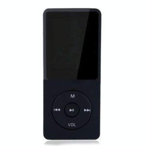 Fashion Portable LCD Screen FM Radio Video Games Movie MP3 MP4 Player Mini Walkman, Memory Capacity:8GB(Black) (OEM)