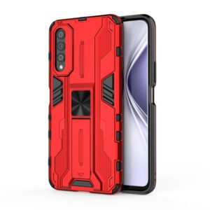 For Honor X20 SE Supersonic PC + TPU Shock-proof Protective Case with Holder(Red) (OEM)