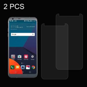 2 PCS for LG G6 0.26mm 9H Surface Hardness Explosion-proof Non-full Screen Tempered Glass Screen Film (OEM)