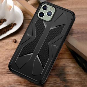 For iPhone 12 Pro Max Butterfly Shadow Shockproof Full Coverage TPU Soft Case(Black) (OEM)