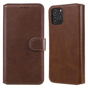 For iPhone 12 / 12 Pro Classic Calf Texture PU + TPU Horizontal Flip Leather Case, with Holder & Card Slots & Wallet(Brown) (OEM)