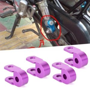 2 Pairs Shock Absorber Extender Height Extension for Motorcycle Scooter, Size: Small(Purple) (null) (OEM)
