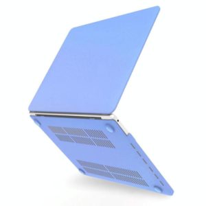 Hollow Style Cream Style Laptop Plastic Protective Case For MacBook Retina 15 A1398(Tranquil Blue) (OEM)
