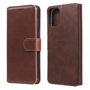 For Motorola Moto G9 Plus Classic Calf Texture PU + TPU Horizontal Flip Leather Case, with Holder & Card Slots & Wallet(Brown) (OEM)